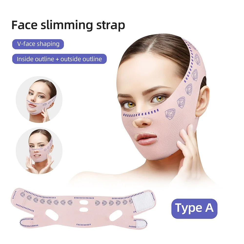 V Line Face Shaper Bandage – Chin & Cheek Lift Strap Face Shaper Strap Qst Type A