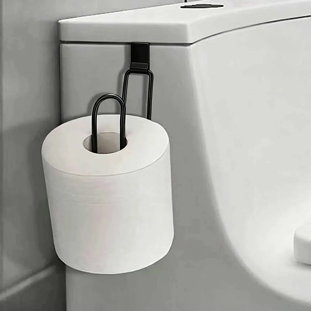 Wall Mounted Iron Toilet Paper Holder – Stainless Steel Toilet Paper Holder Qme