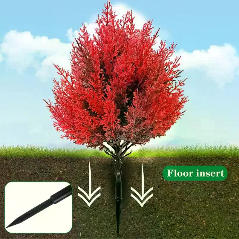 Artificial Cedar Topiary Trees | Indoor & Outdoor Christmas Decor Artificial Topiary Tree Qme