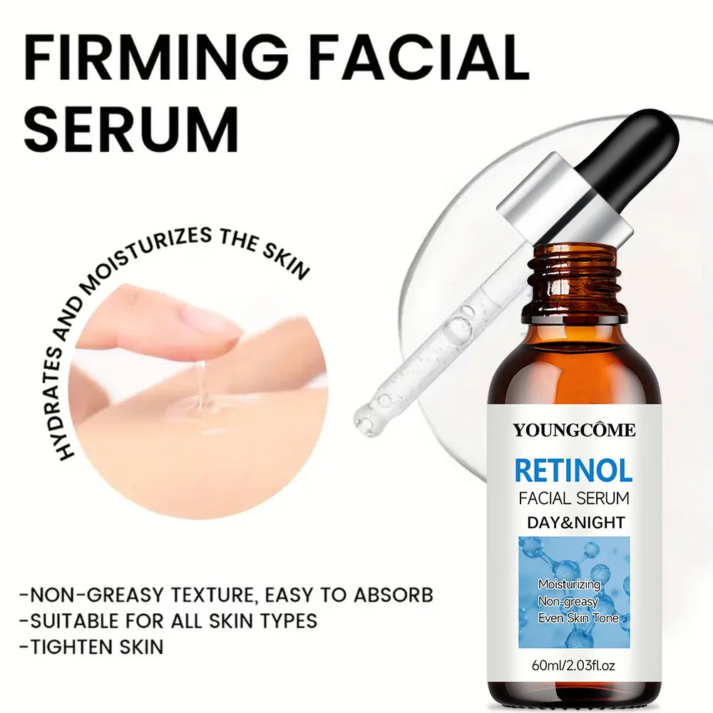 YOUNGCOME Retinol Facial Serum – Firm, Brighten & Hydrate Retinol Face Serum Qst