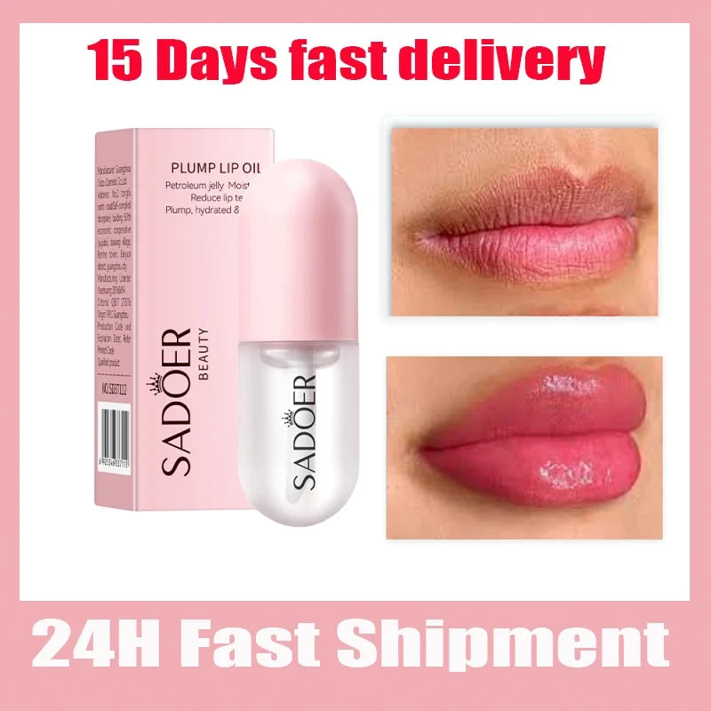Qme Lip Plumping Essential Oil – Nourishing Moisturizing Serum Lip Plumping Serum Qme 1pc