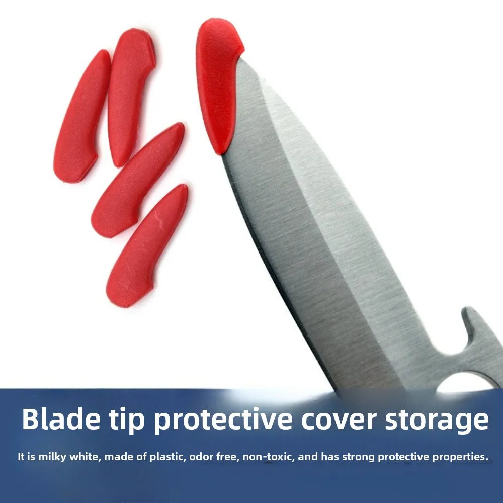 50-Pack Clear Plastic Knife Tip Protectors & Safety Point Covers Knife Tip Protector Qme