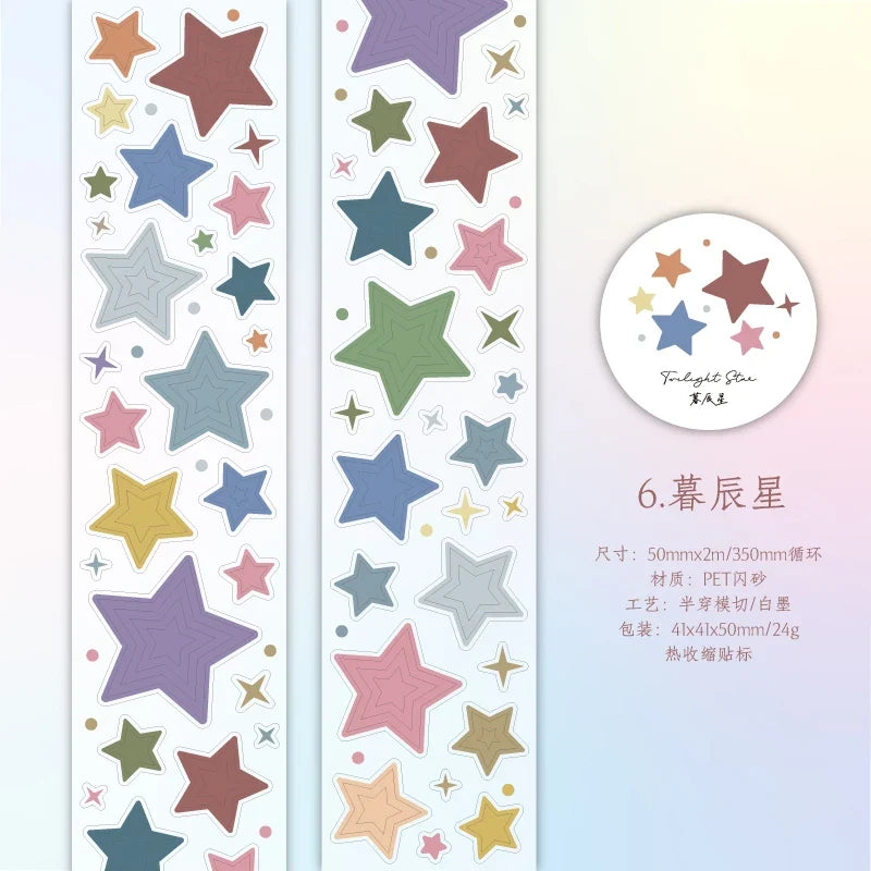 Watercolor Dots Washi Tape Kawaii Decorative 50mm | Qme Decorative Washi Tape Qme F Hot selling item