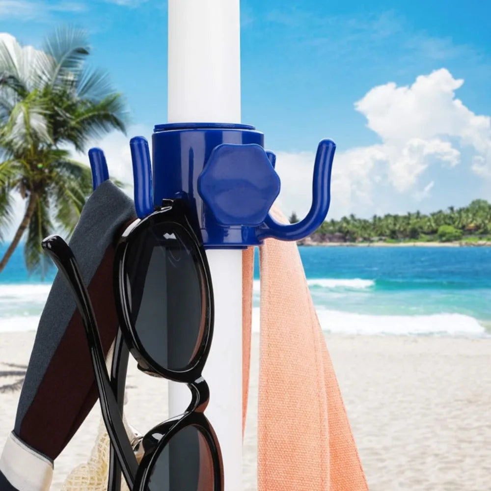 4-Prong Beach Umbrella Hook – Hang Towels, Bags & Gear Beach Umbrella Hook Qme