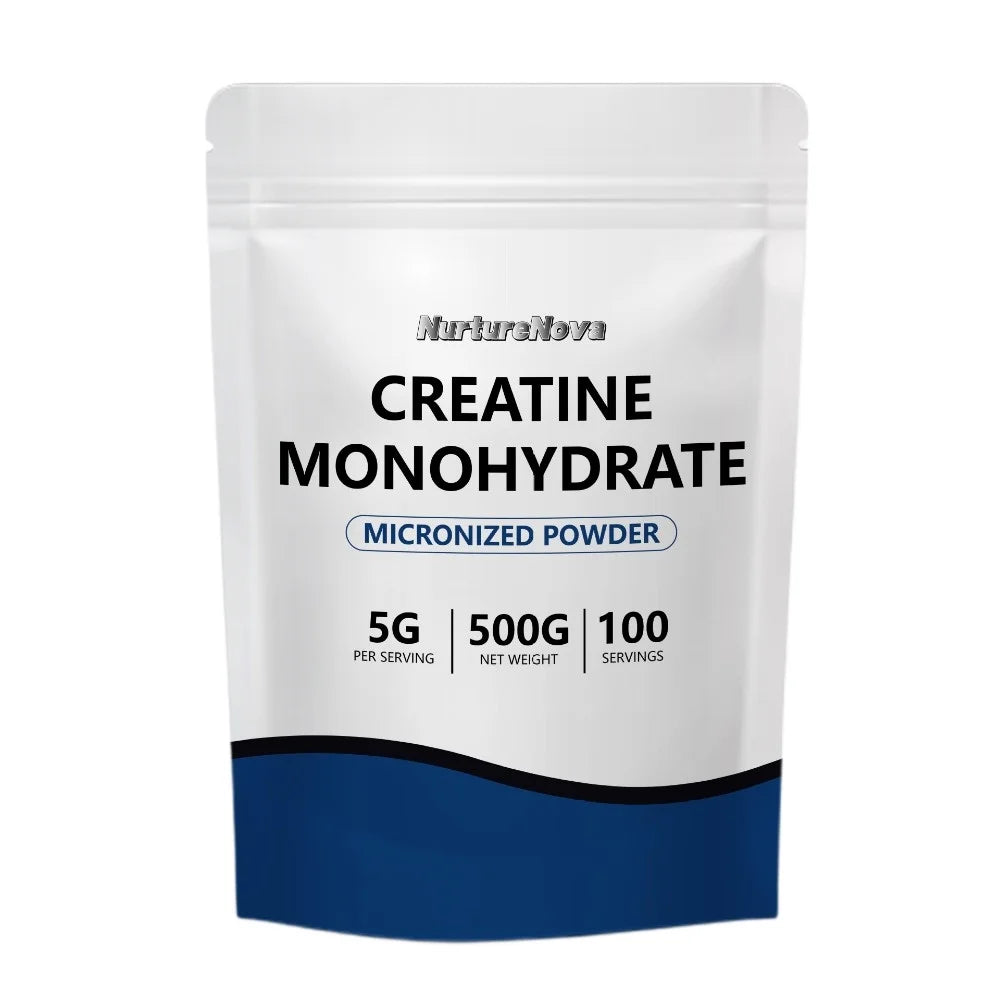 Micronized Creatine Monohydrate Powder 500g – 100 Servings Creatine Supplement Qst 500g(Pack of 1)