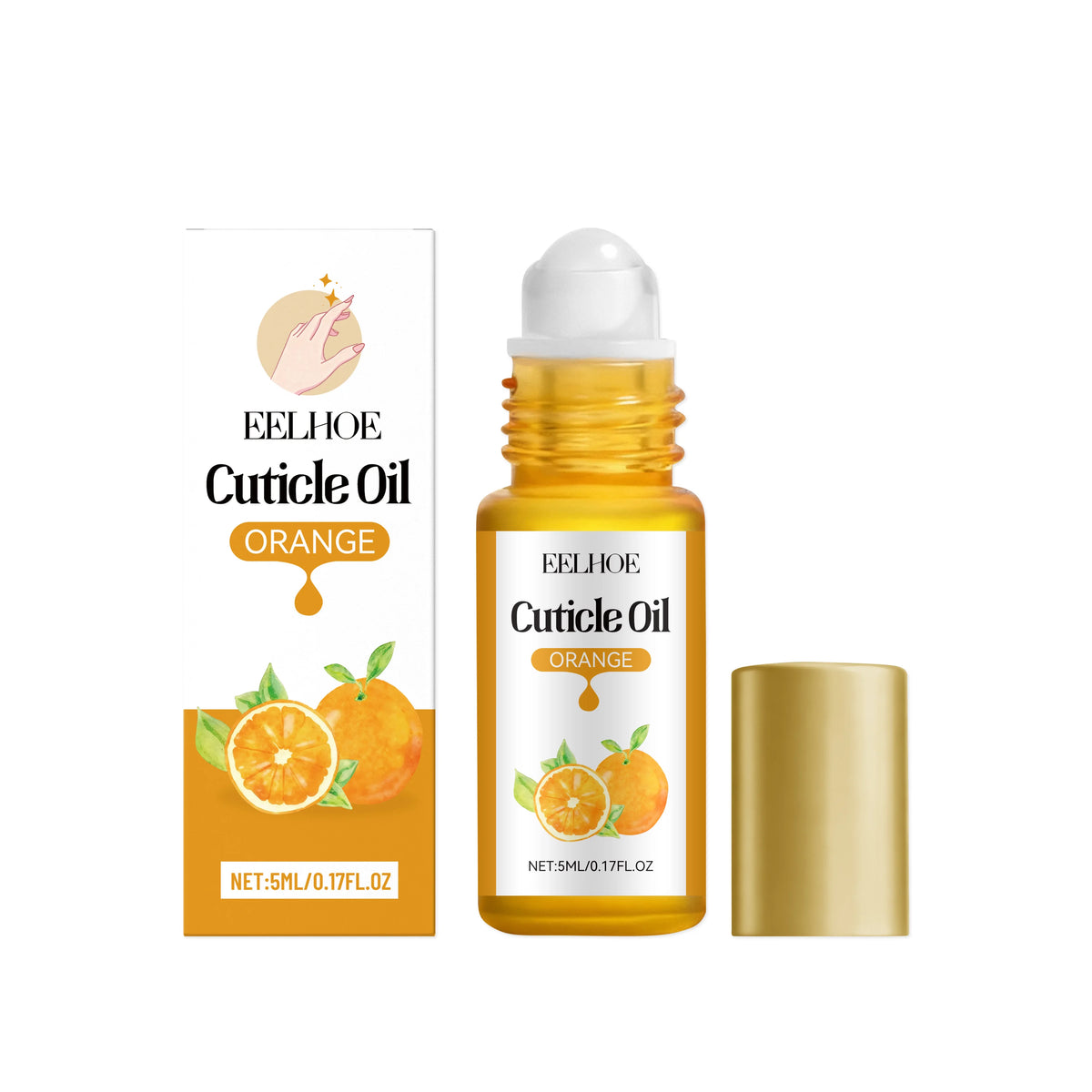 Eelhoe Nourishing Cuticle Oil – Daily Nail & Cuticle Moisturizer Cuticle Oil Qst orange