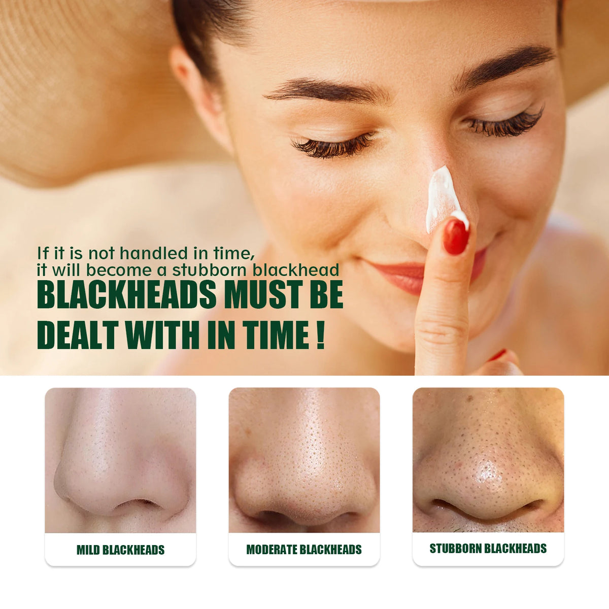EELHOE Blackhead Remover Nose Strips Peel Mask 60pcs Blackhead Peel Mask Qst
