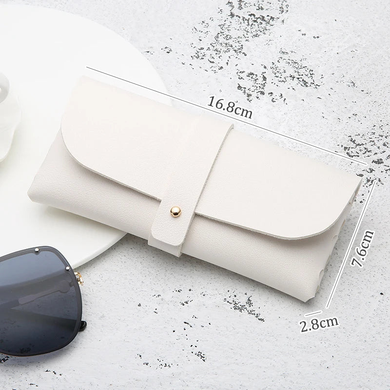 Soft PVC Leather Glasses Case – Sunglasses Storage Box Eyeglasses Case Qst