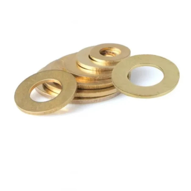 10pcs Brass Washers for Folding Knife C81 C158 C186 DIY Gaskets Knife Pivot Washers Qst