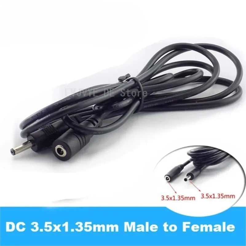 DC 12V 2A Power Extension Cable 5.5x2.1mm | 4 Lengths DC Power Extension Cable Qme 10m