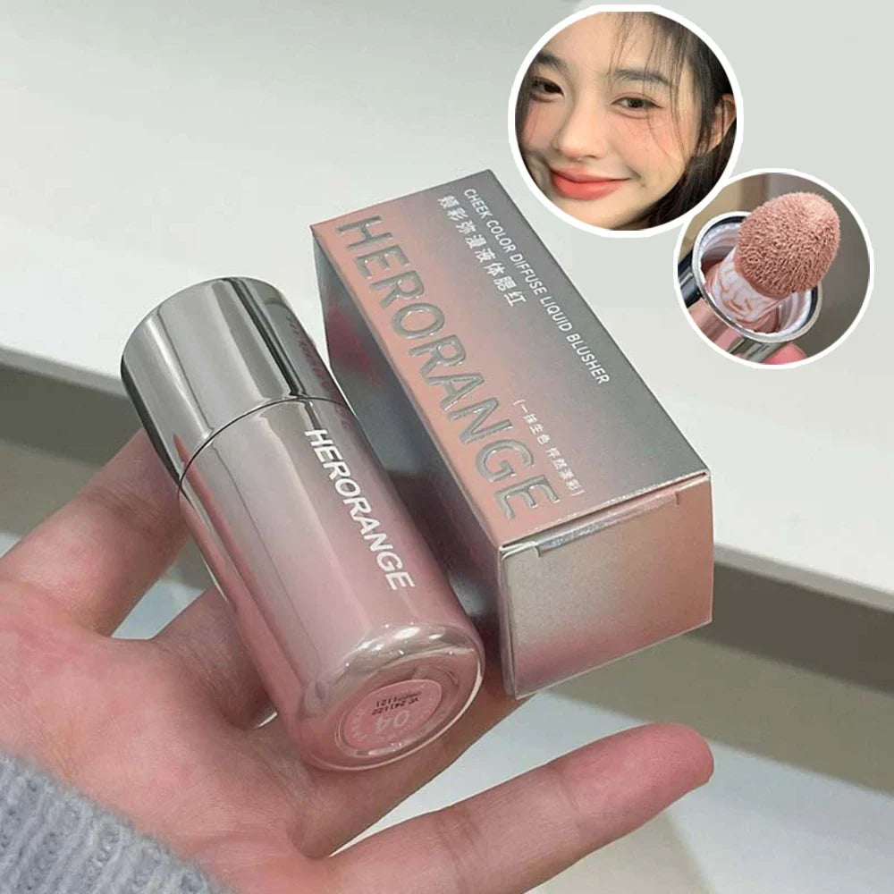 HERORANGE Liquid Blush – Natural Matte Low-Saturation Formula Liquid Blush Qme