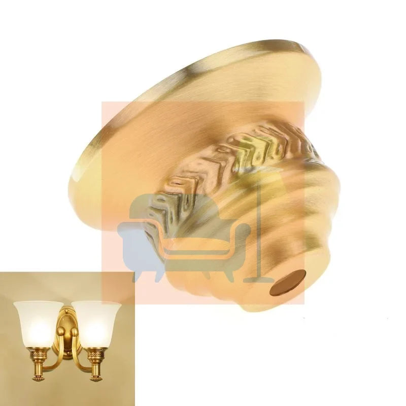 Brass Lamp Cup Holder Semi-Enclosed Copper Fixture 1/3/5 Pcs Lamp Cup Holder Qme