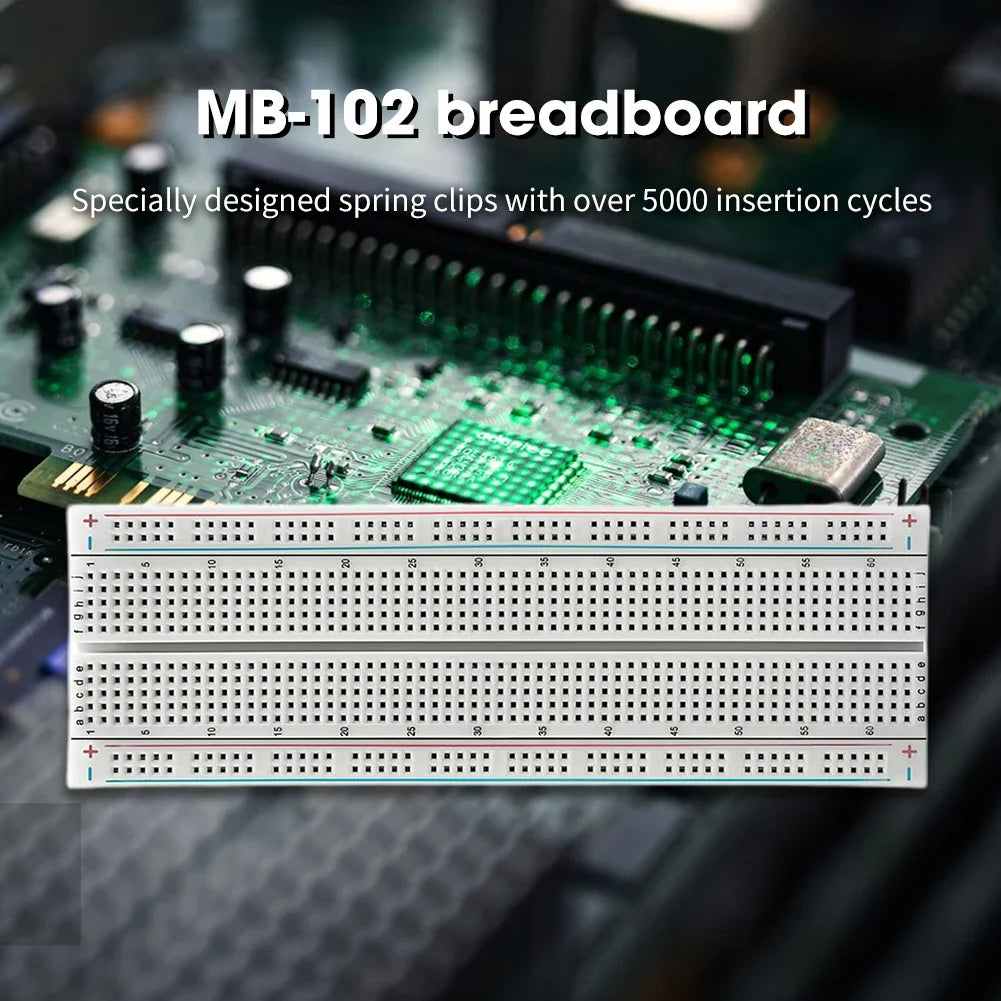 830 Point Solderless Breadboard – Universal Circuit Experiment Board Solderless Breadboard Qme