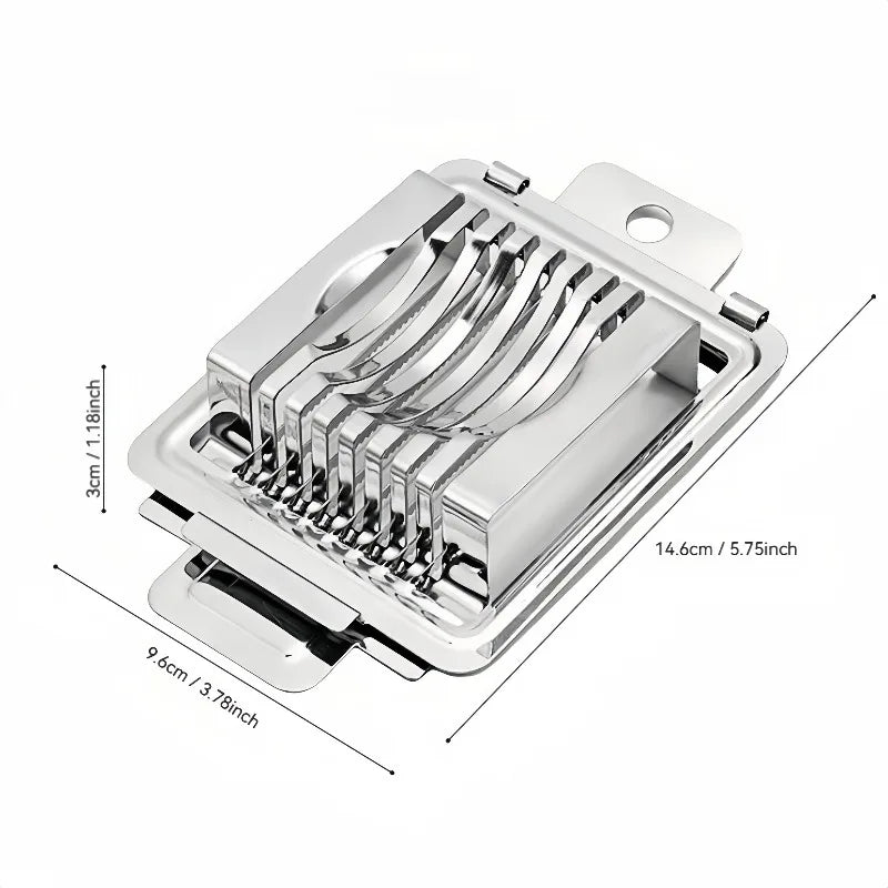 Multifunctional Stainless Steel Egg & Food Slicer Cutter Egg & Food Slicer Qme