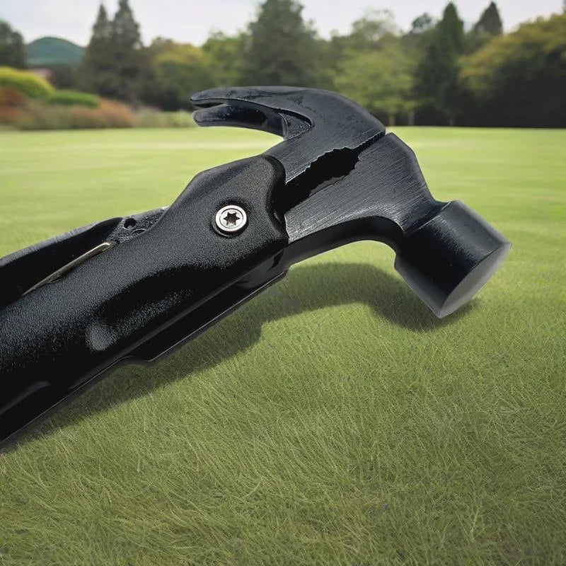 12-in-1 Multitool Hammer – Compact Gift for Men, Dad & Campers Multitool Hammer Qst