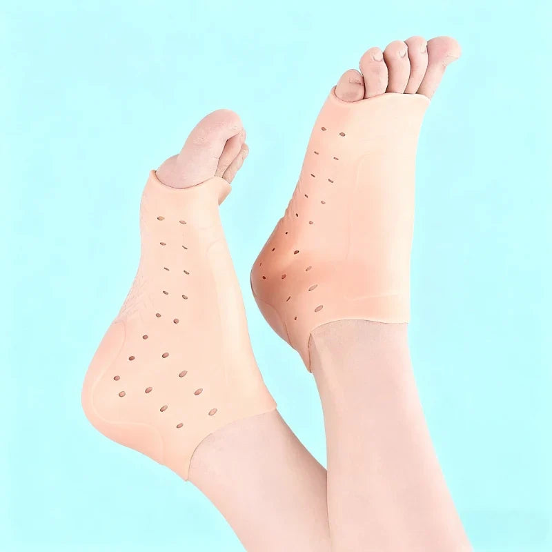 Perforated Heel Covers Soft Rubber Cushion Insoles – 1 Pair Heel Cushion Insole Qme