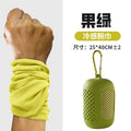 Sports Wrist Sweat Towel – Thin Cooling Wristband, 9 Colors Sports Wristband Towel Qme Light Yellow