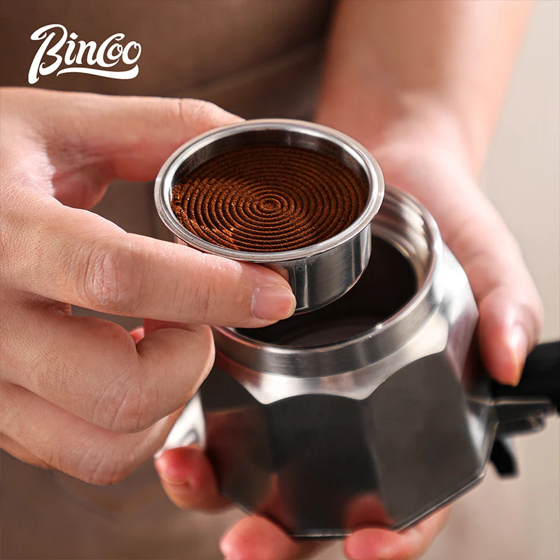 Bincoo Double Valve Moka Pot – 2-Cup Stovetop Espresso Maker Stovetop Espresso Maker Qst