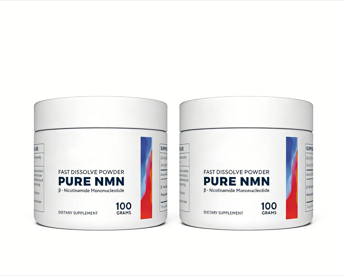 NMN Powder 100g – Nicotinamide Mononucleotide 500mg Per Serving NMN Supplement Powder Qst 200g(Pack of 2)