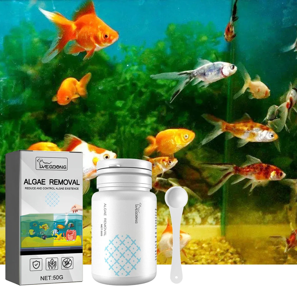 Aquarium Algae & Odor Clarifier | Fish Tank Moss Remover 50g Aquarium Clarifier Qme