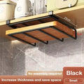 Under Cabinet Kitchen Organizer Rack – Hooks & Paper Towel Holder Cabinet Organizer Rack Qme Danceng