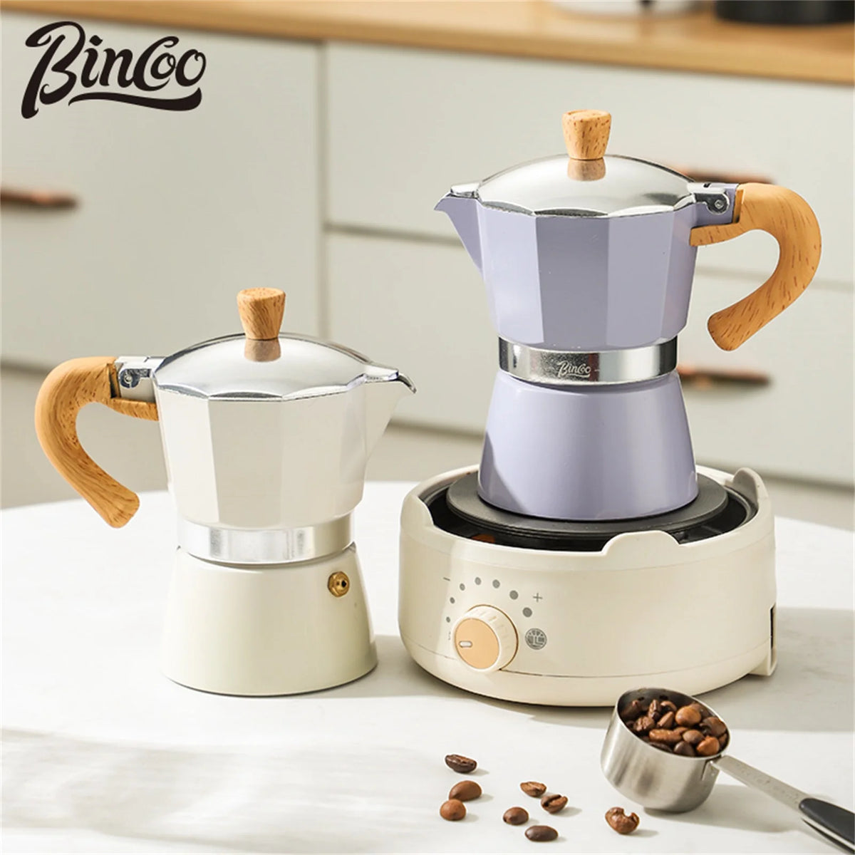 Bincoo Classic Aluminum Moka Pot – Italian Stovetop Espresso Maker Stovetop Espresso Maker Qst