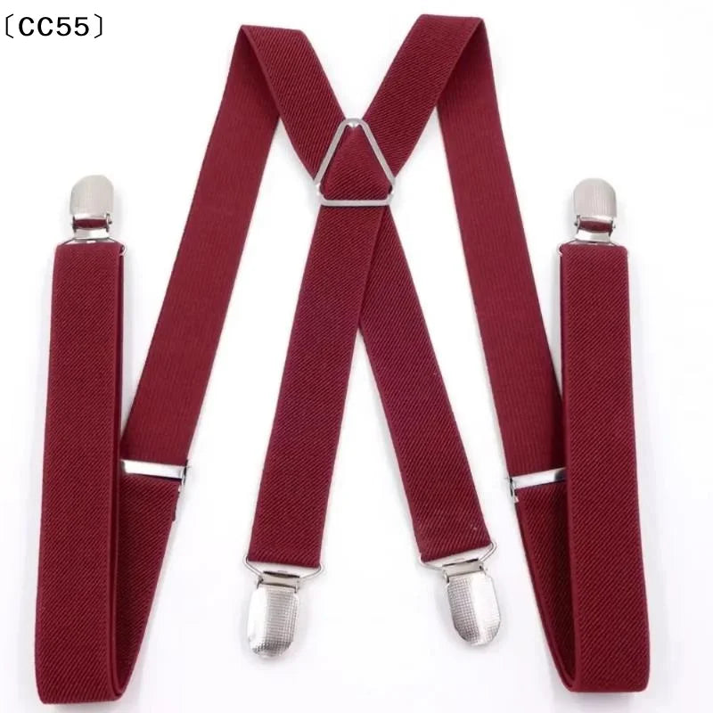 Adjustable X-Back Suspenders for Men, Women & Kids Suspenders & Braces Qst