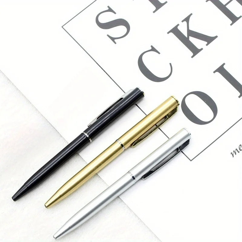 Qme Mini Ballpoint Pen – Short Black Ink Pen for Notebooks Mini Ballpoint Pen Qme
