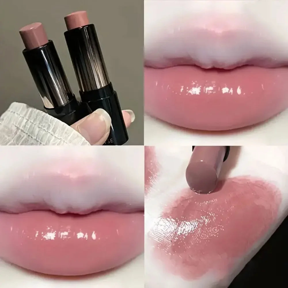 Glossy Mirror Lipstick – Moisturizing Waterproof Red Brown Shade Glossy Lipstick Qme