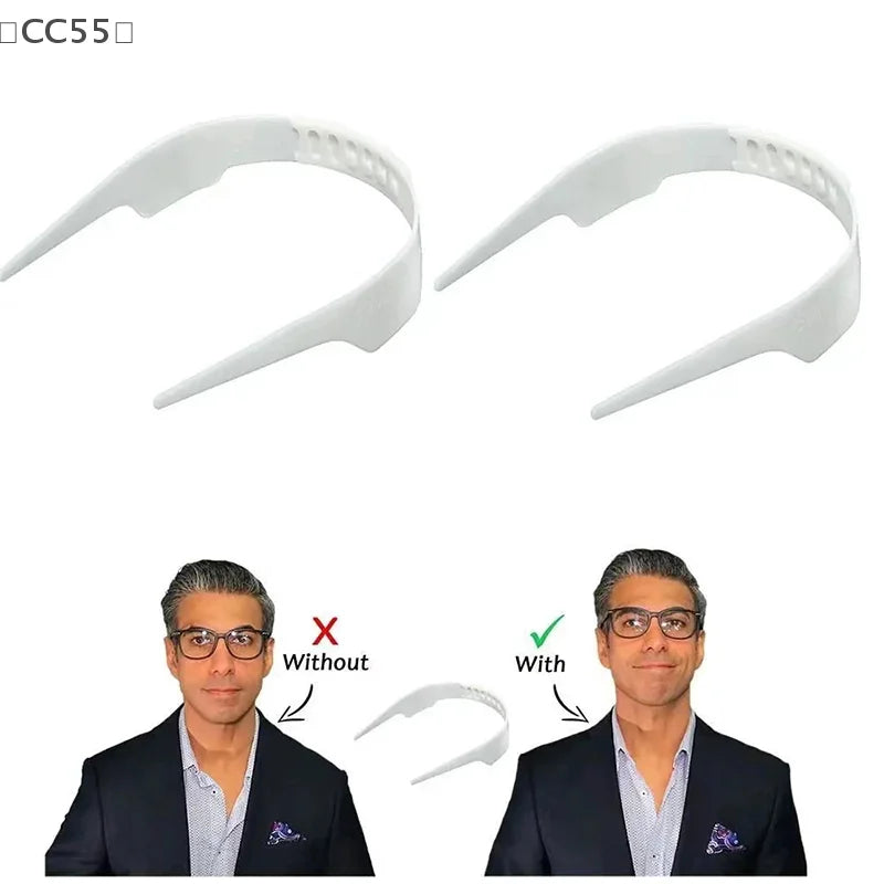 Adjustable Shirt Collar Support Shaper – Anti-Roll Stay Collar Shaper Stay Qst