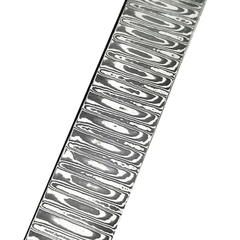 Damascus Steel Billet 10x3x0.25cm – DIY Knife Making Blank Knife Making Billet Qst 10x3x0.25 CM Water