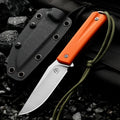 HUANGFU Full Tang Fixed Blade Knife with Sheath | Outdoor EDC Fixed Blade Knife Qst FU032
