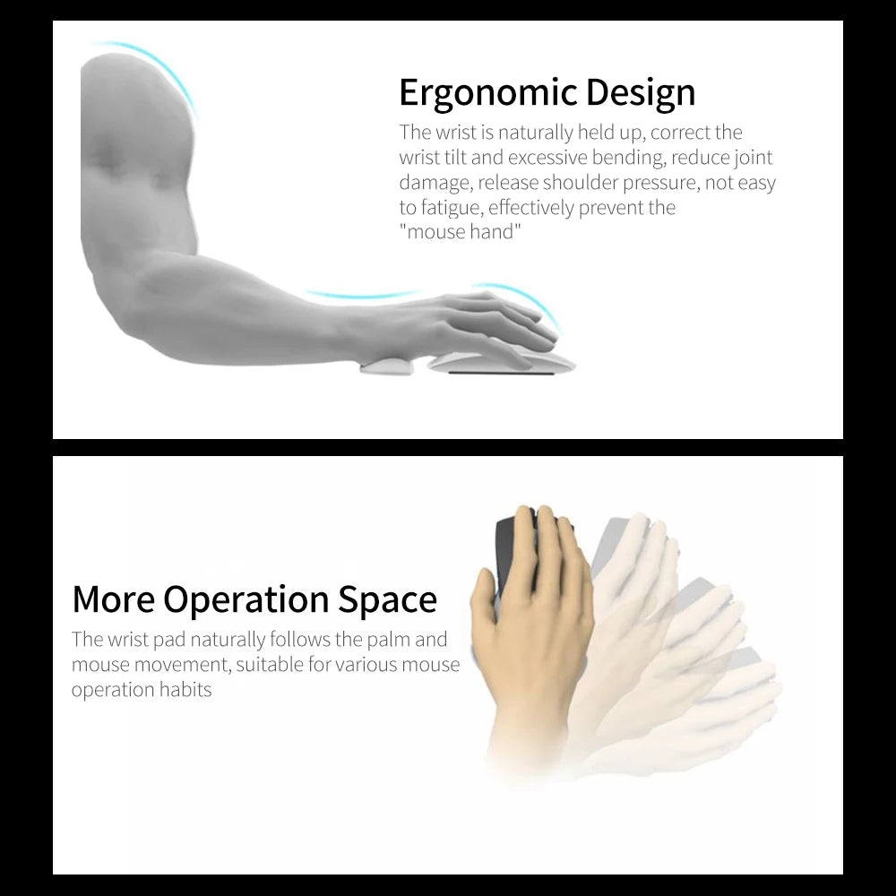 Silicone Mouse Wrist Rest – Ergonomic Wrist Pad | dodocool Mouse Wrist Rest Qst