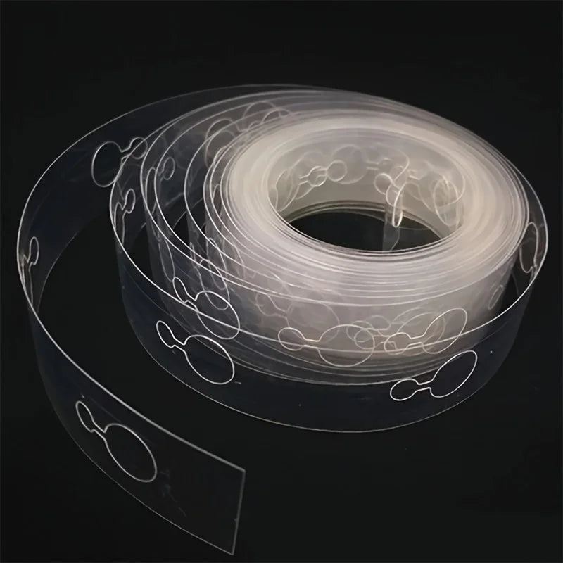 10-Roll Transparent Double Hole Balloon Chain – Party Decor Balloon Garland Chain Qme