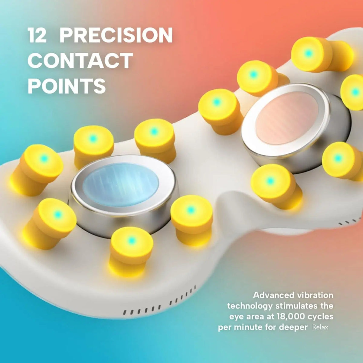 VIMYSHOW Smart Eye Massager – Cooling Vibration Eye Care Mask Eye Massager Device Qst
