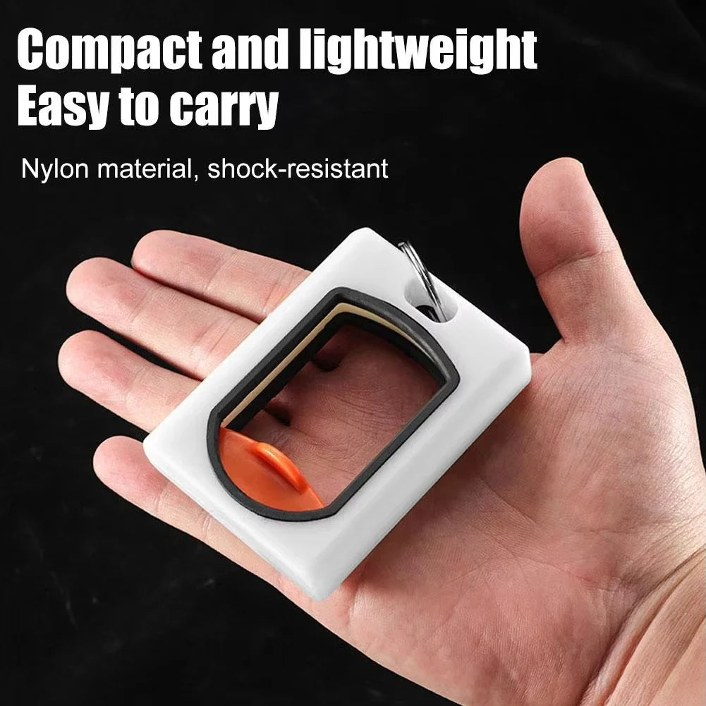 Square Fluorescent Cable Tie Organizer – Portable & Reusable Cable Tie Organizer Qme