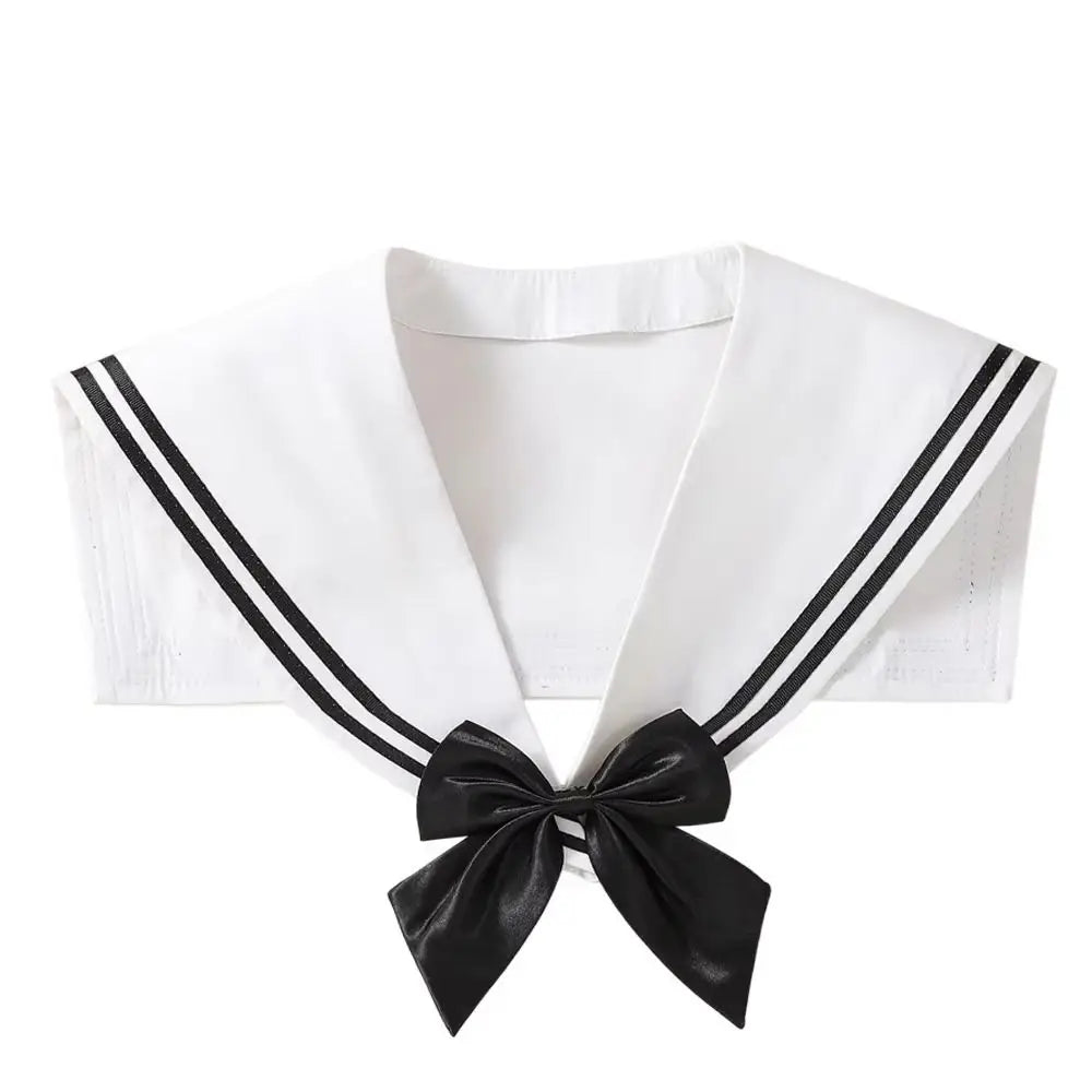 Striped Sailor Detachable Fake Collar Cape | 4 Colors Detachable Fake Collar Qme
