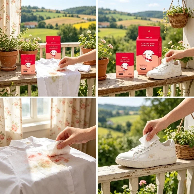 No-Rinse Stain Remover Wipes – Jackets, Shoes & Clothes Stain Remover Wipes Qme