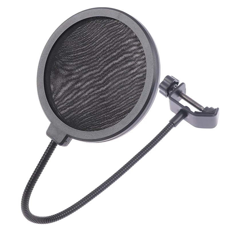 Double Layer Studio Microphone Pop Filter Wind Screen Microphone Pop Filter Qme
