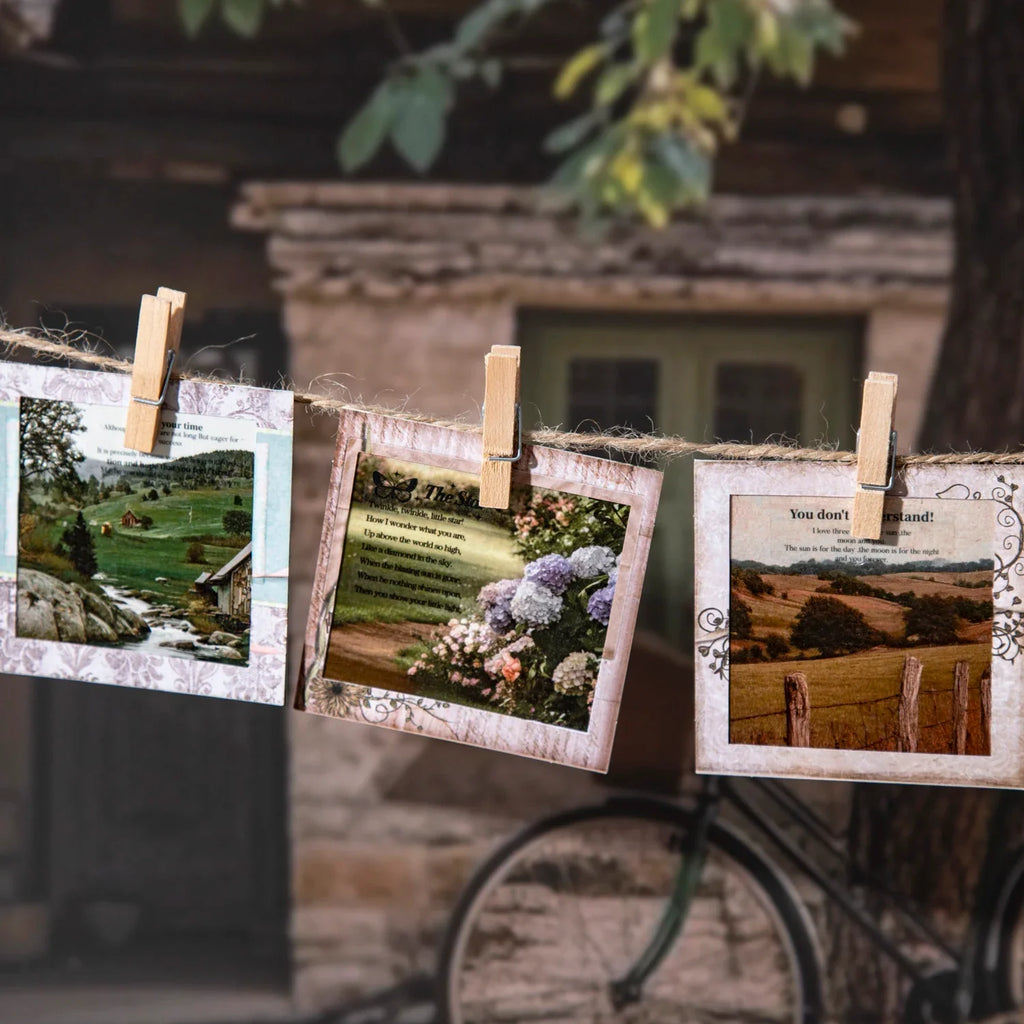 Countryside Landscape Large-Format Washi Tape | Decorative Roll Decorative Washi Tape Qme
