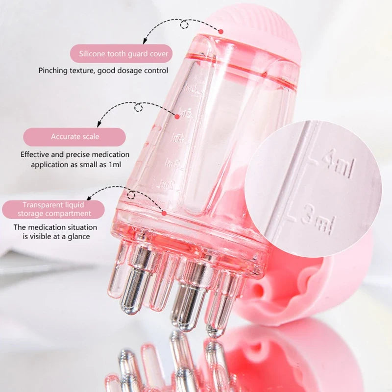 Scalp Applicator Comb for Hair Serums & Oils | 6ml Scalp Applicator Comb Qme