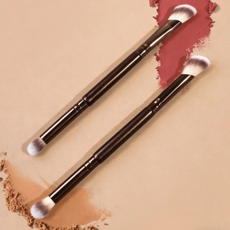 5-Piece Dual-Ended Professional Makeup Brush Set – Travel Makeup Brush Set Qme