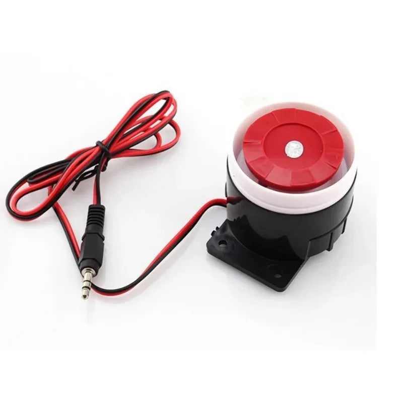 12V Piezoelectric Buzzer Alarm Horn Wired High Decibel Siren Security Alarm Siren Qme