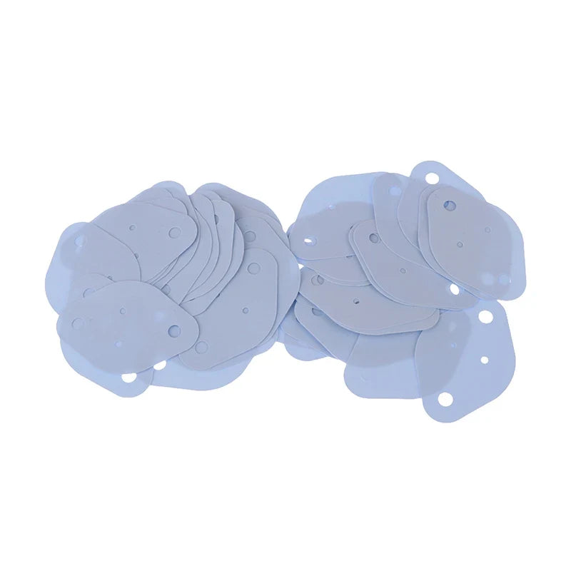 TO-3 Mica Silicone Insulation Pads for Electronics – 40 Pcs Insulation Pad Set Qme