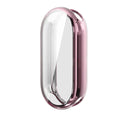 Xiaomi Mi Band 9 & 8 Full Cover Case & Screen Protector Smart Band Case Qme Pink for Mi Band 9