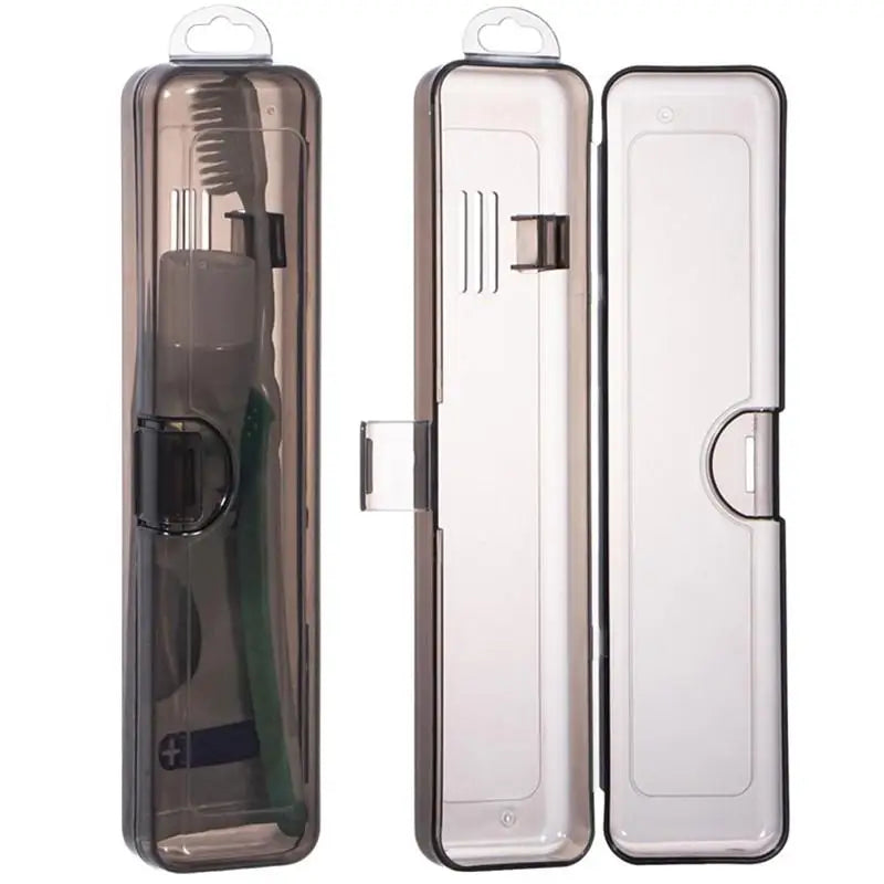Transparent Toothbrush & Toothpaste Storage Box | Travel Case Toothbrush Travel Case Qme