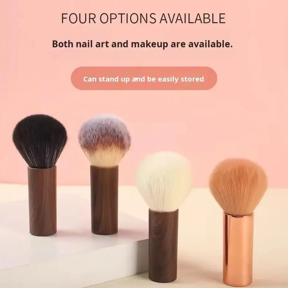 Soft Fiber Nail Dust Brush – Loose Powder & Blush Makeup Nail & Makeup Brush Qme