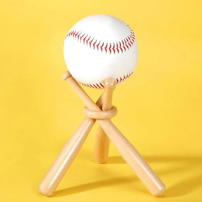 Miniature Wooden Baseball Bat – Mini Solid Wood Novelty Stick Novelty Wooden Bat Qme
