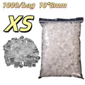 ROKYO Disposable Tattoo Ink Cups – Clear Plastic Pigment Holder Tattoo Ink Cups Qme XS 1000PCS