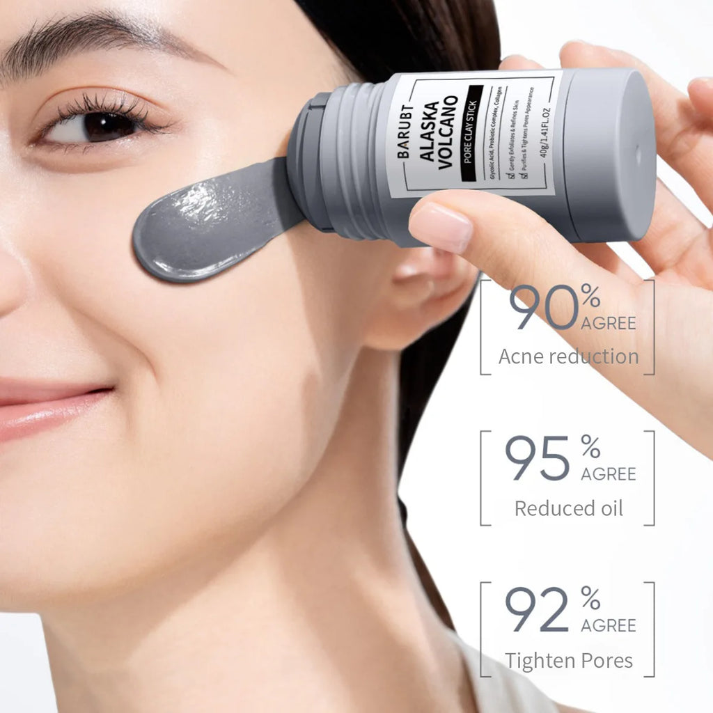 Mugwort Clay Mask Stick – Pore Cleansing Korean Skin Care Clay Face Mask Qst